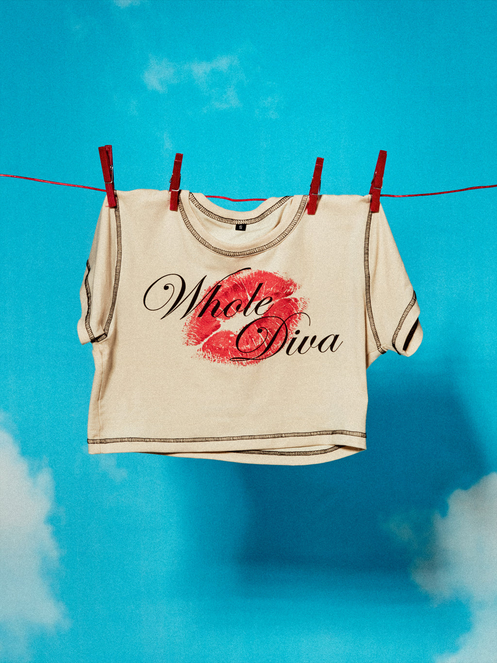"WHOLE DIVA " BABY TEE UNISEX