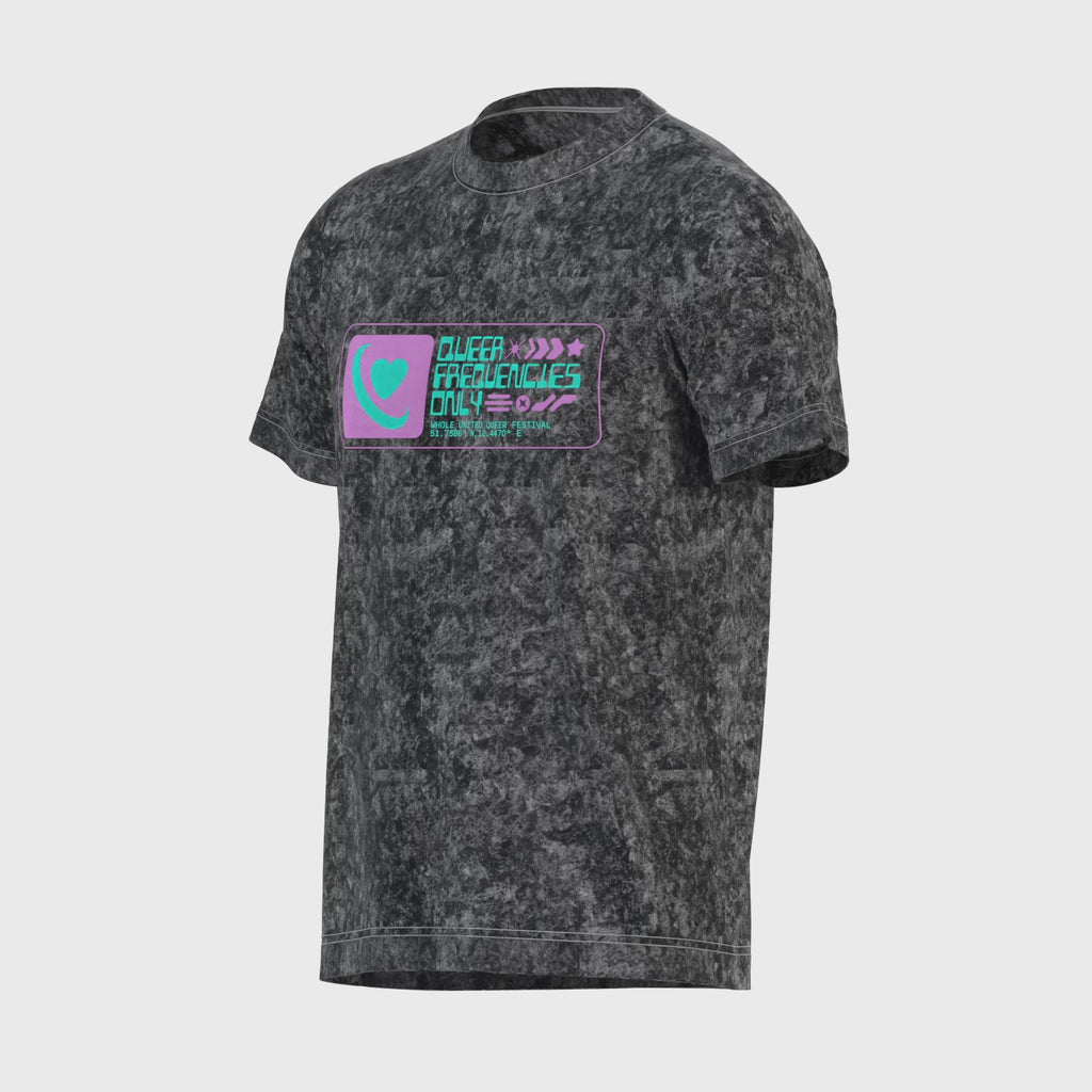 "QUEER FREQUENCIES ONLY" T-SHIRT